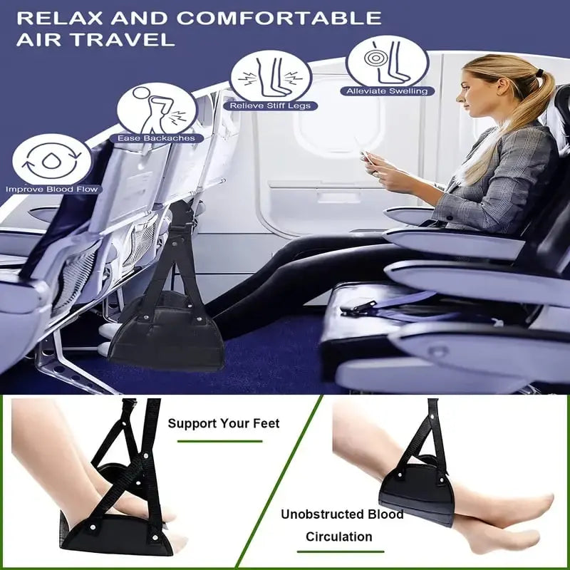 Airplane Foot Hammock (Memory Foam) Zorenza