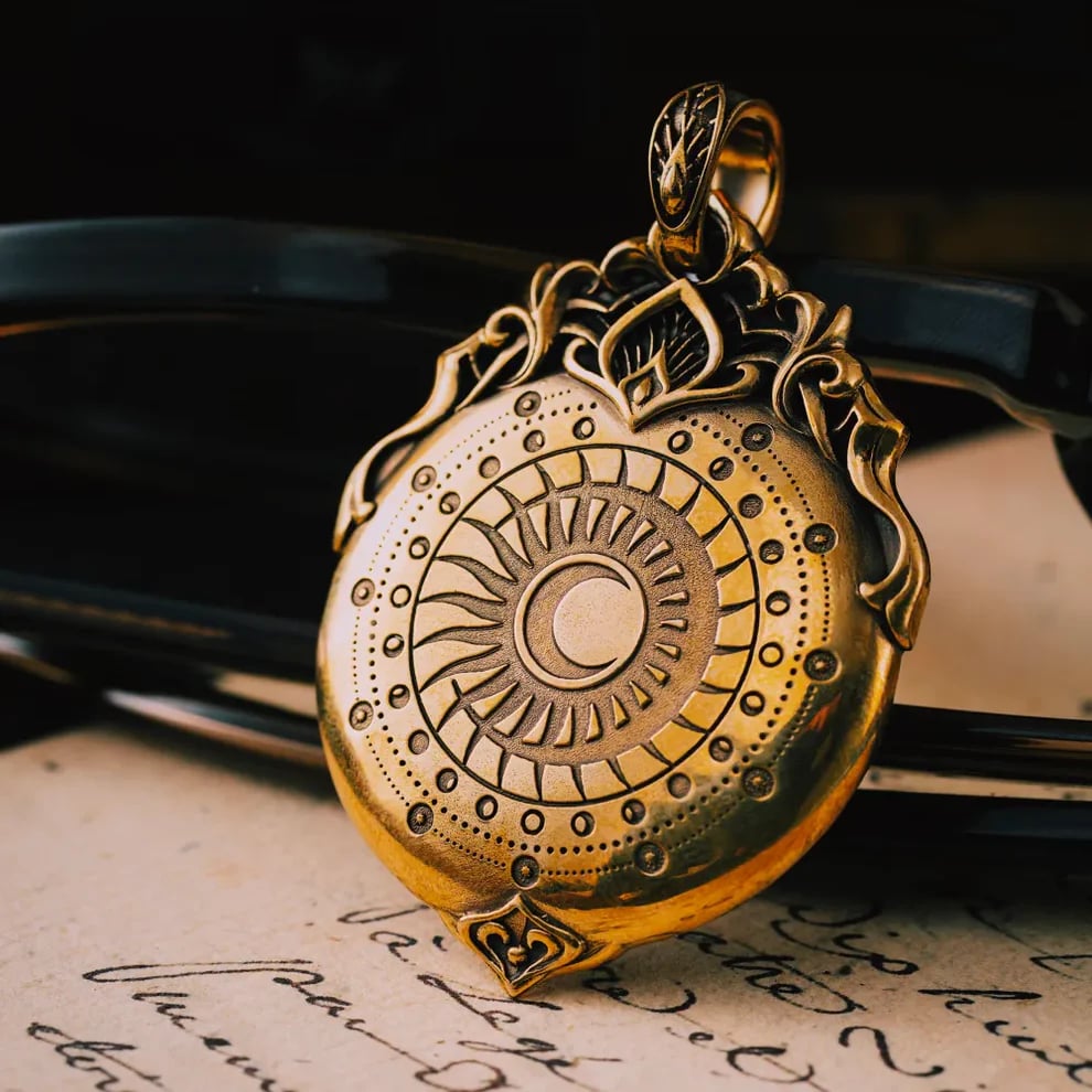 👁️‍🗨️Handmade Tarot Vision Pendant: Connect to Cosmic Wisdom Anytime（Cheat Sheet Included) Mivoza Deutschland