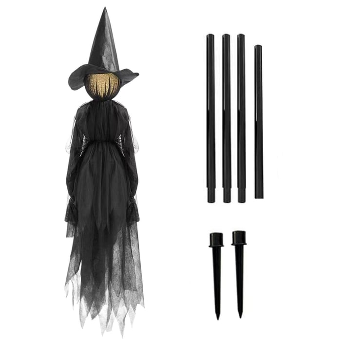 Halloween Witch Garden Stake – Outdoor Water Decor Homezys