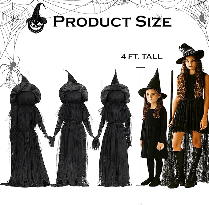 Halloween Witch Garden Stake – Outdoor Water Decor Homezys
