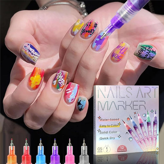 Nail Design Color Pencil Set — Radiant Colors for Perfect Nails Homezys