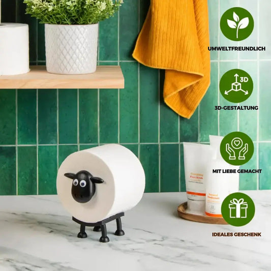 Sheep Toilet Paper Holder – Practical & Charming for the Bathroom Homezys