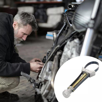 Adjustable Oil Filter Strap Wrench — Durable Tool for 60-120 mm Filters Homezys