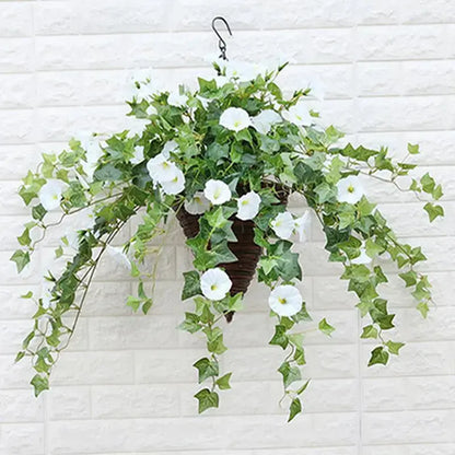 Buy 1 Get 1 Free | Artificial Morning Glory Hanging Flowers Mivoza Deutschland