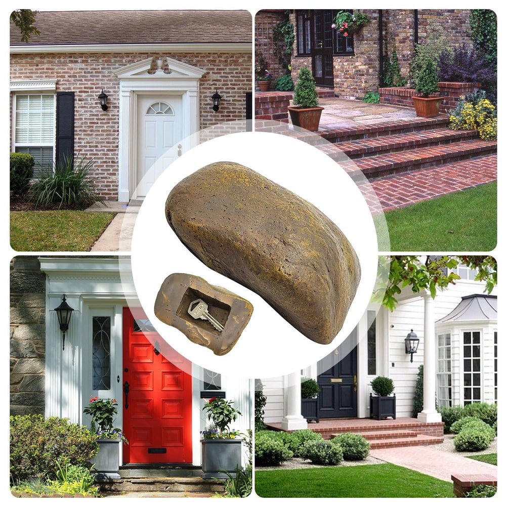 Hidden Key Holder — Real-Look, Weatherproof & Secure Homezys
