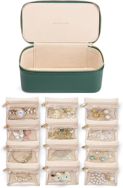 Jewelry Box with Transparent Compartments – Store Neatly and Safely Homezys