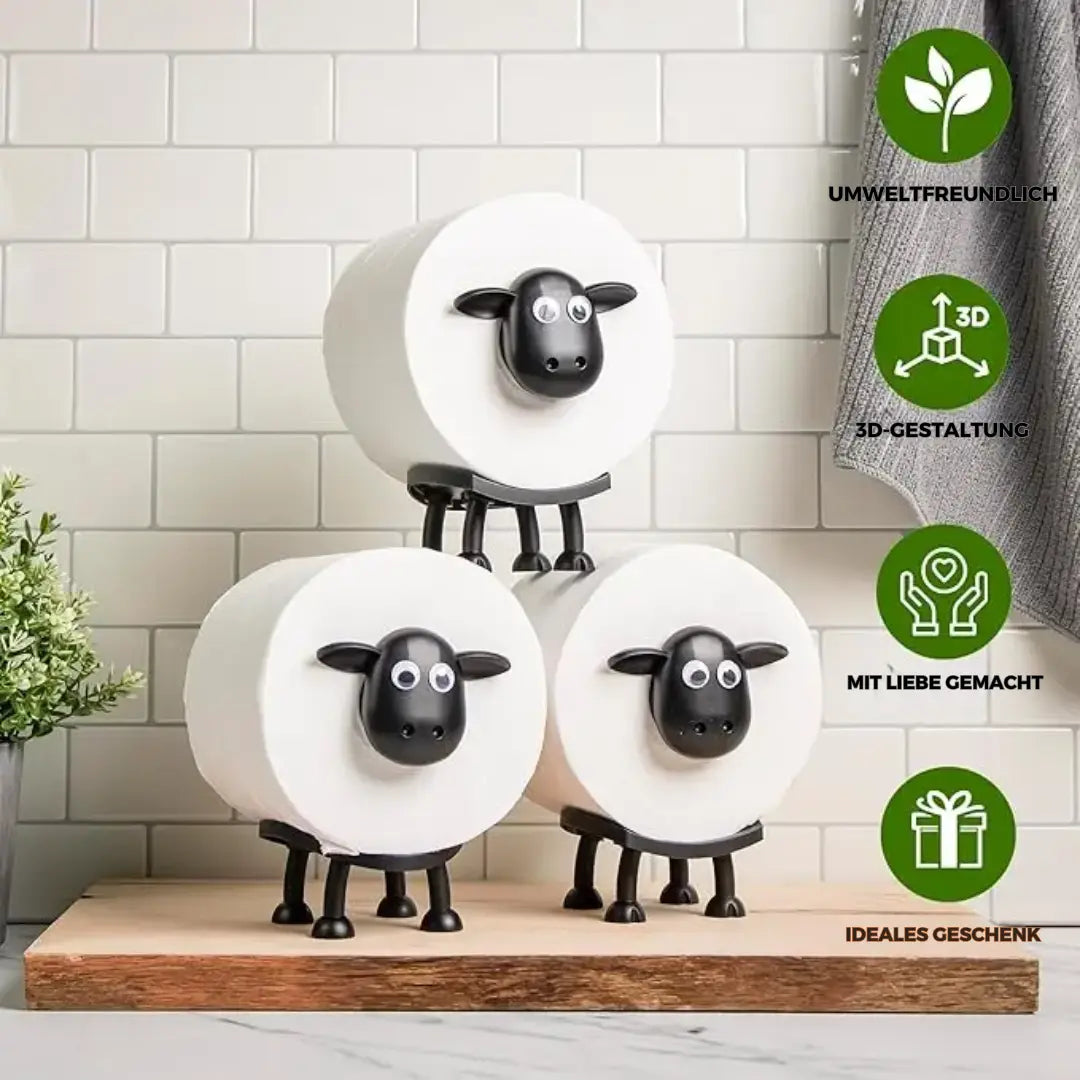 Sheep Toilet Paper Holder – Practical & Charming for the Bathroom Homezys