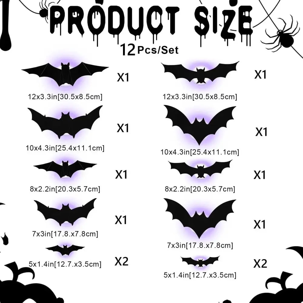 Buy 1 Get 1 Free | NightWing™ — Realistic 3D Bats with Glowing LEDs Mivoza Deutschland
