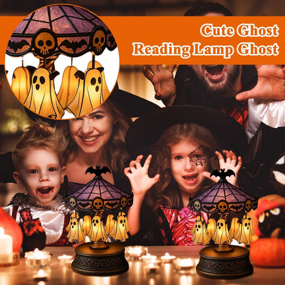 Halloween Ghost Carousel Light – Warm Decorative Light Homezys