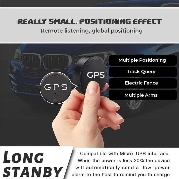 Mini GPS Tracker – Discreet Real-Time Tracking Without Subscription Homezys
