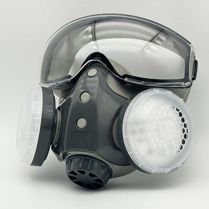 Integrated Respiratory Mask — Dustproof Half Mask with Dual Filtration Homezys