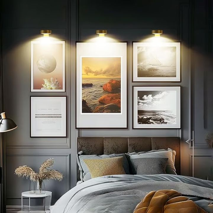 Buy 1  Get 1 FREE | Magnetic LED Wall Light – Wireless, Elegant Lighting for Art Displays Homezys