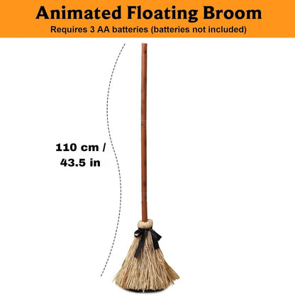 Floating witch’s broom – Moves and dances with sound and touch Homezys