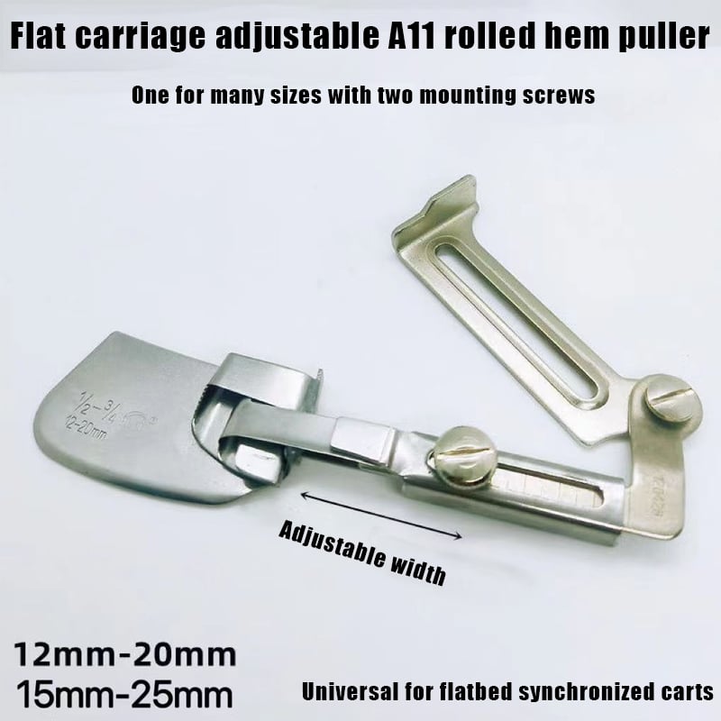 Adjustable Rolled Hem Foot for Precise Sewing Finishes Homezys