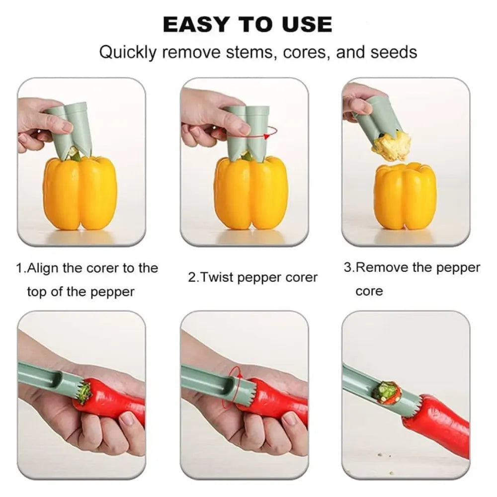 2-in-1 core remover for peppers and fruit Zorenza