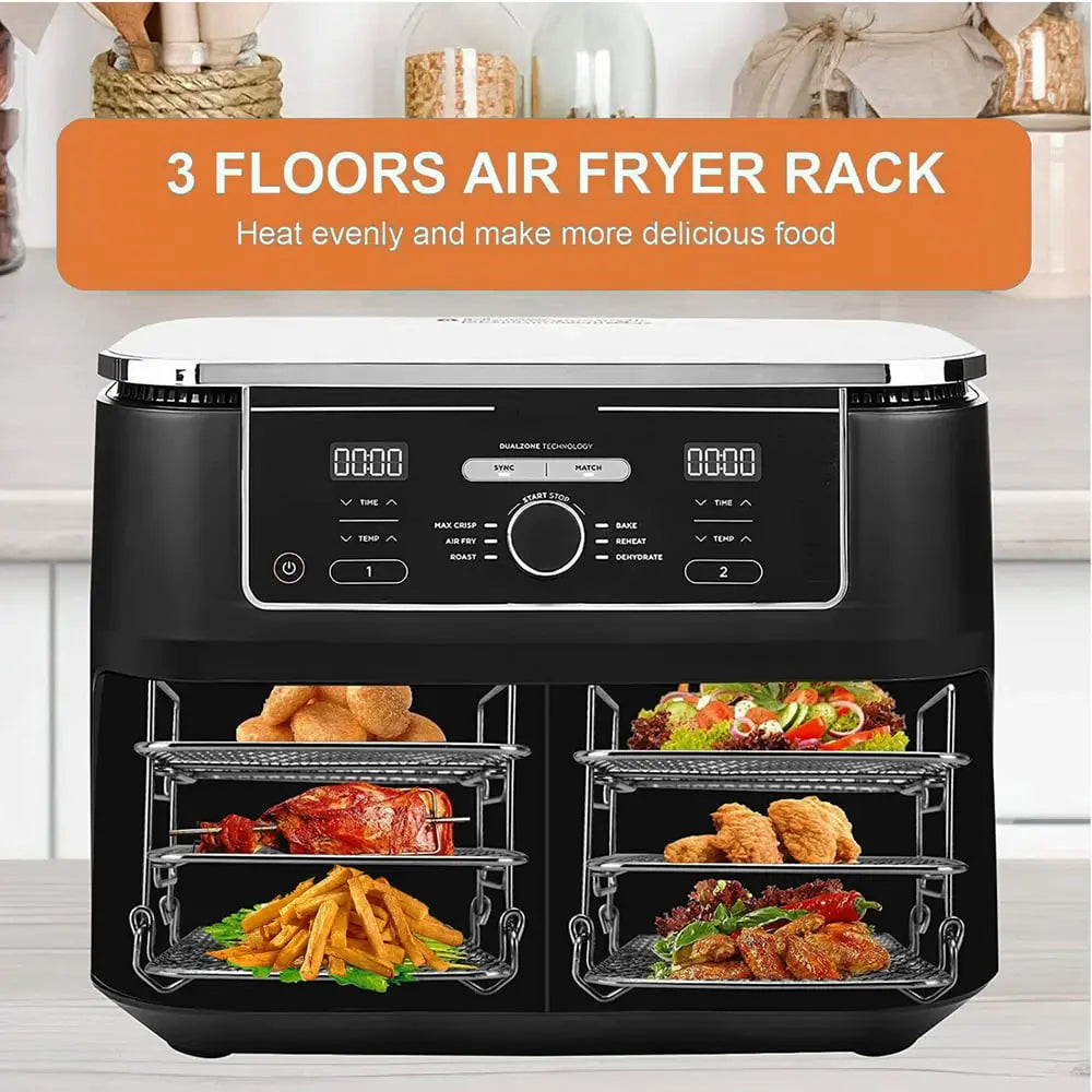 3-tier air fryer insert for even cooking Homezys