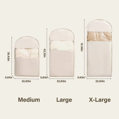 🔥2025 Space Saving Hanging Garment Bag with Self Compression Zipper Zorenza