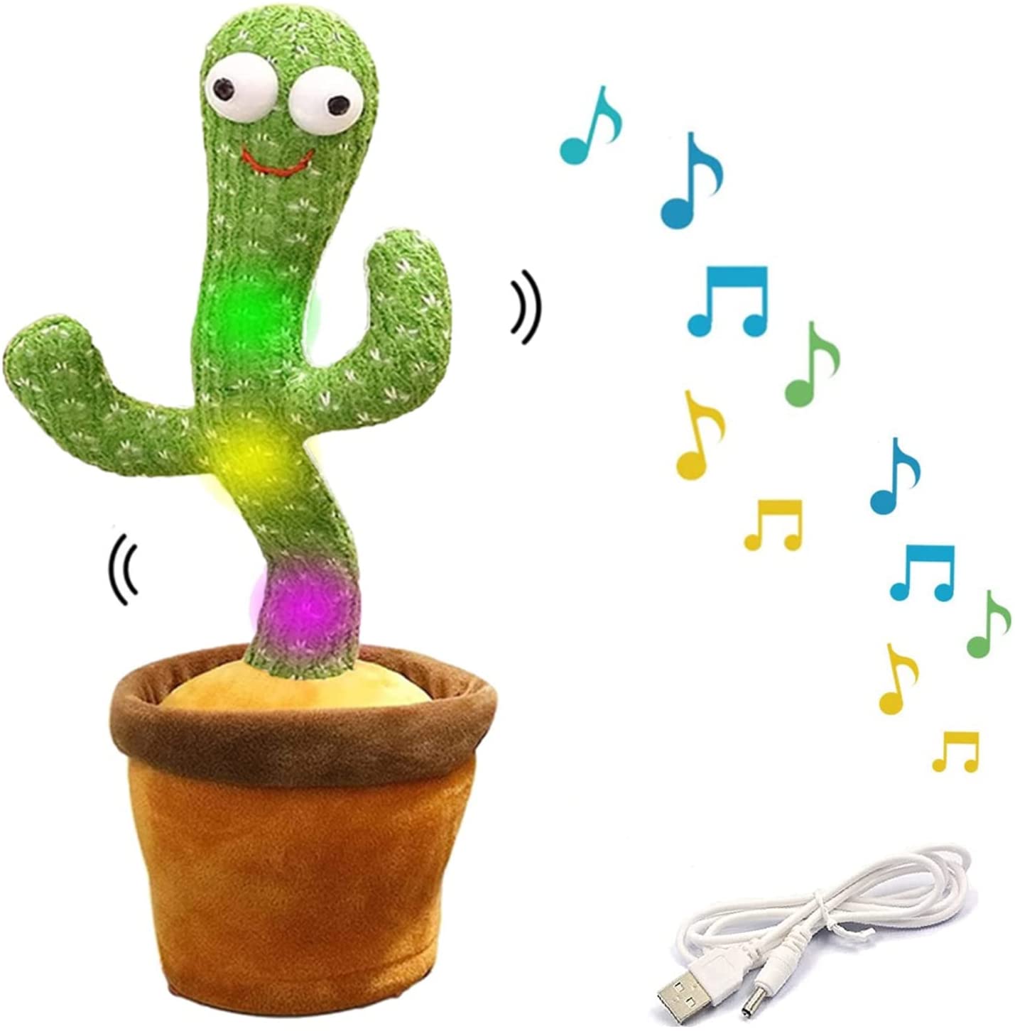 Interactive Dancing Cactus Toy – Musical Fun with Sound Imitation Homezys