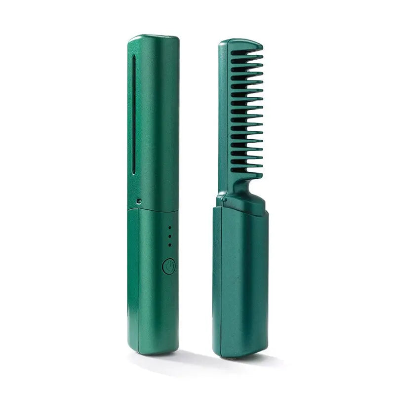 Portable Hair Straightening Brush – Comb & straightener in one for effortless styling on the go Homezys