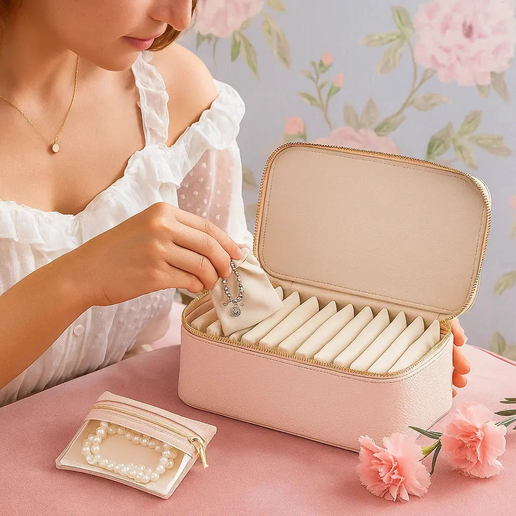 Jewelry Box with Transparent Compartments – Store Neatly and Safely Homezys