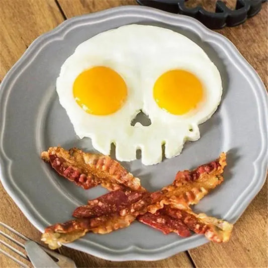 Halloween Horror Skull Fried Egg Mold Zorenza