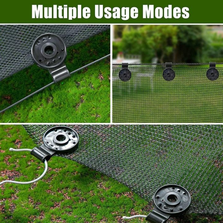 50-Piece Garden Net Clamps – Fasteners for Outdoor Nets, Garden Protection & More Homezys