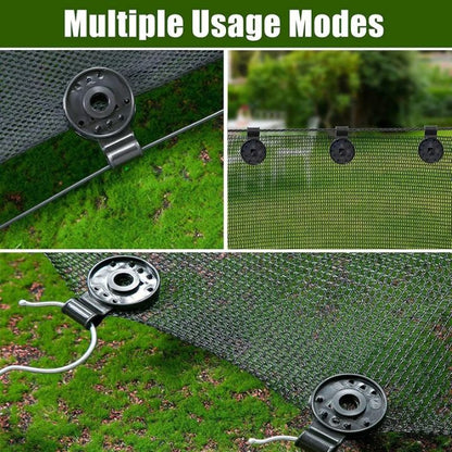 50-Piece Garden Net Clamps – Fasteners for Outdoor Nets, Garden Protection & More Homezys