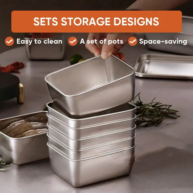 ✨LAST DAY 49% OFF - Stainless Steel Food Storage Container Zorenza