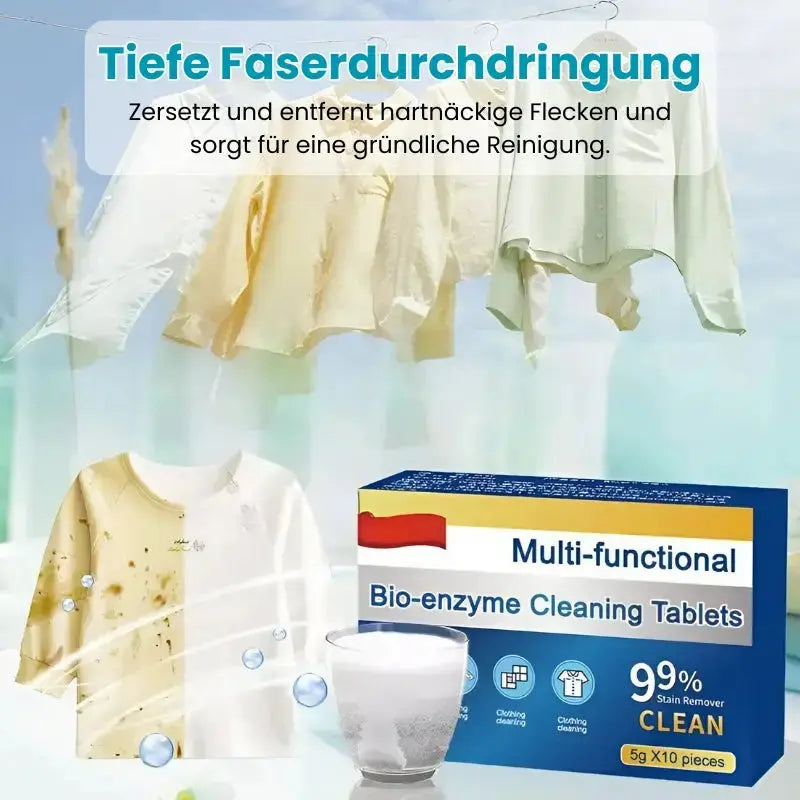Deep-clean organic enzyme detergent tablets – Powerful stain removal Mivoza Deutschland