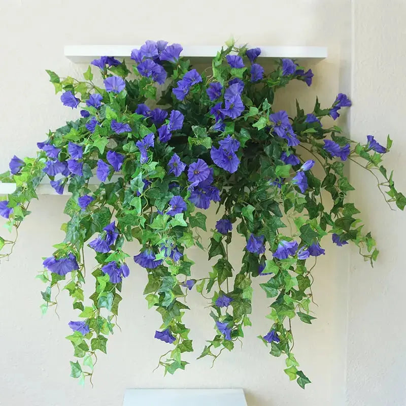Buy 1 Get 1 Free | Artificial Morning Glory Hanging Flowers Mivoza Deutschland