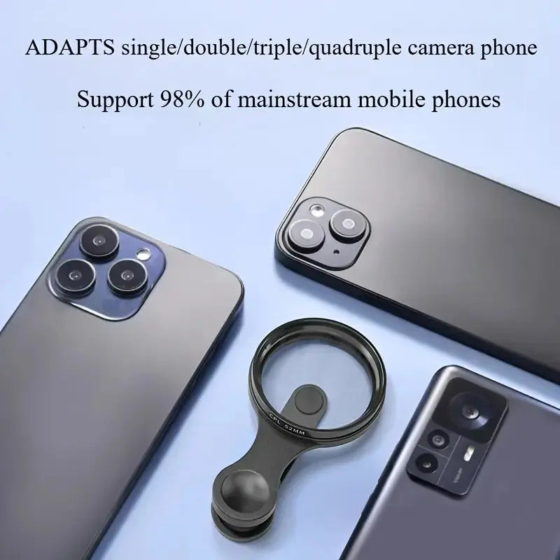 52 mm CPL Smartphone Filter for Reduced Glare & Enhanced Colour Homezys
