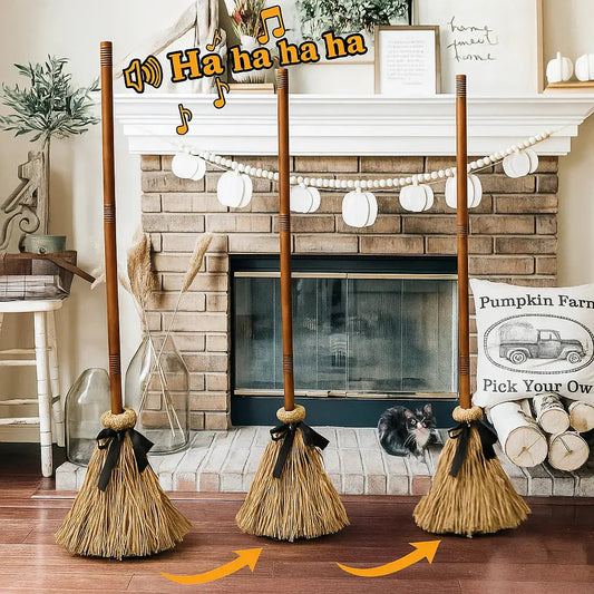 Floating witch’s broom – Moves and dances with sound and touch Homezys