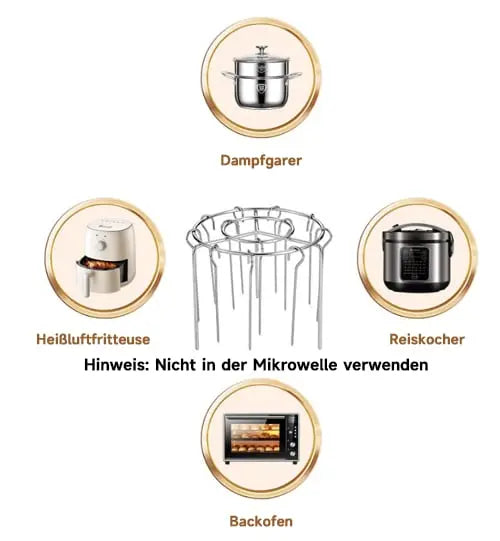 Kebab Grill for Air Fryers – Even Cooking & BBQ Enjoyment Homezys