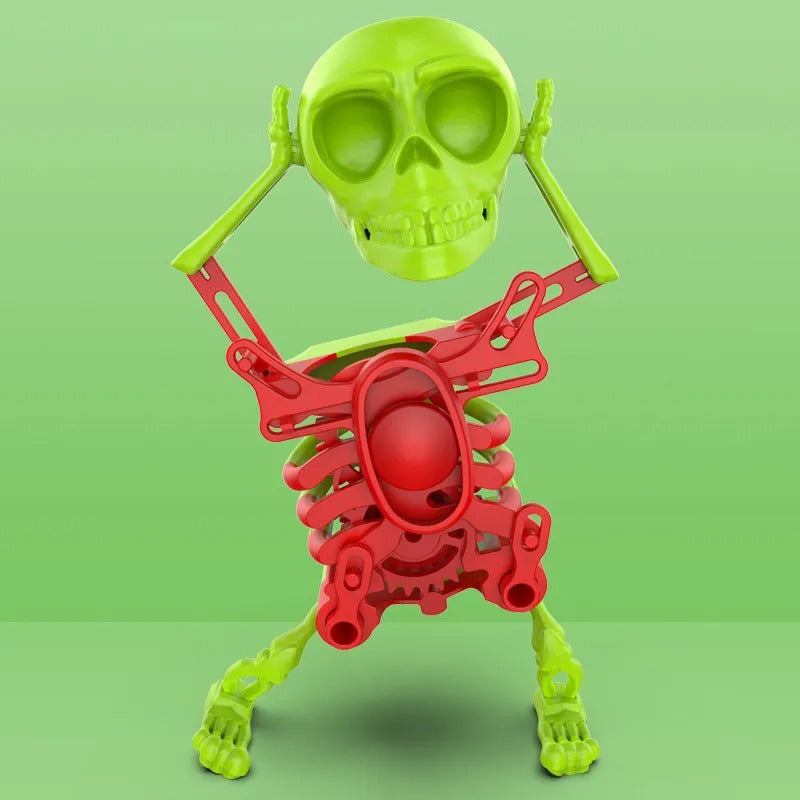 Dancing Skeleton Figure – Glowing Dance Decoration with Playful Glow Homezys