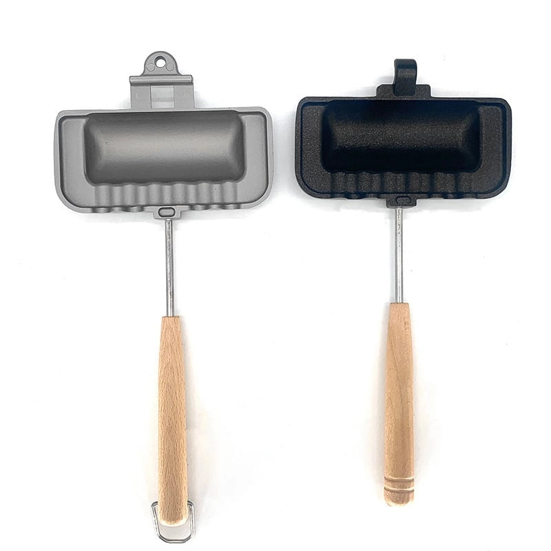 Double-sided sandwich pan – Non-stick aluminum breakfast griddle Homezys