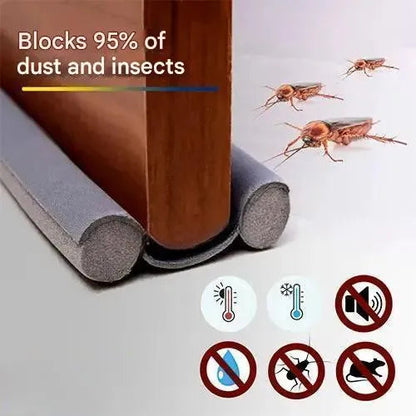 Adjustable Door Stopper – Seals Gaps to Block Dust and Pests Homezys