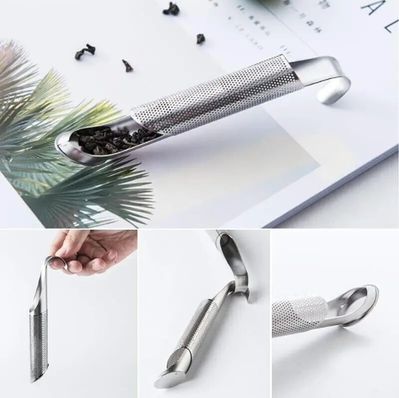 Buy 2 Get 1 FREE | Stainless Steel Tea Strainer – For loose leaf tea, herbal infusions & spices Homezys