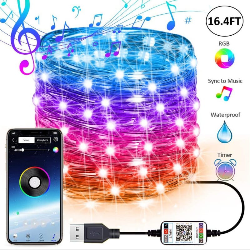 Outdoor LED String Lights — Create a Colorful Atmosphere with a Fingertip Homezys