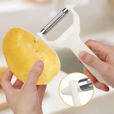 Double-Headed Peeler and Grater – Kitchen Tool for Precise Preparation Homezys