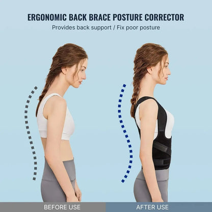All-Day Posture Support — Adjustable Brace for Back, Shoulder & Neck Relief Mivoza Deutschland