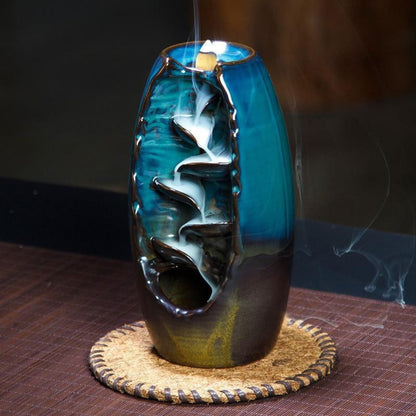 Aromatherapy Incense Waterfall with 10 Free Cones | Enhancing relaxation Homezys
