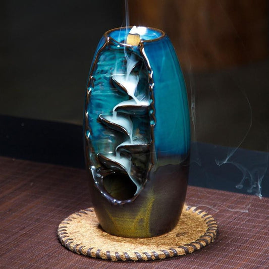 Aromatherapy Incense Waterfall with 10 Free Cones | Enhancing relaxation Homezys