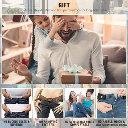 Buckle-free Invisible Elastic Waist Belts Zorenza