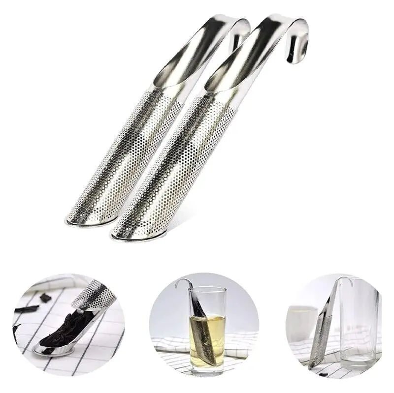Buy 2 Get 1 FREE | Stainless Steel Tea Strainer – For loose leaf tea, herbal infusions & spices Homezys