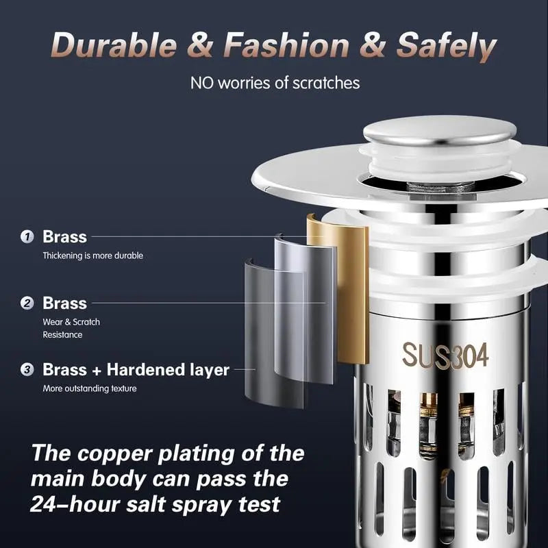 🔥Universal Stainless Steel Drain Strainer Zorenza