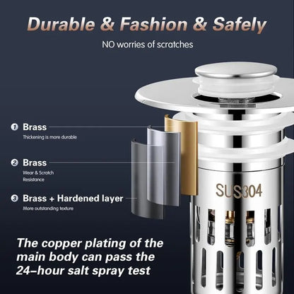 🔥Universal Stainless Steel Drain Strainer Zorenza
