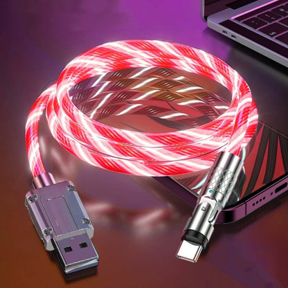 Rotatable Charging Cable — 540° Fast Charging with LED Light Homezys
