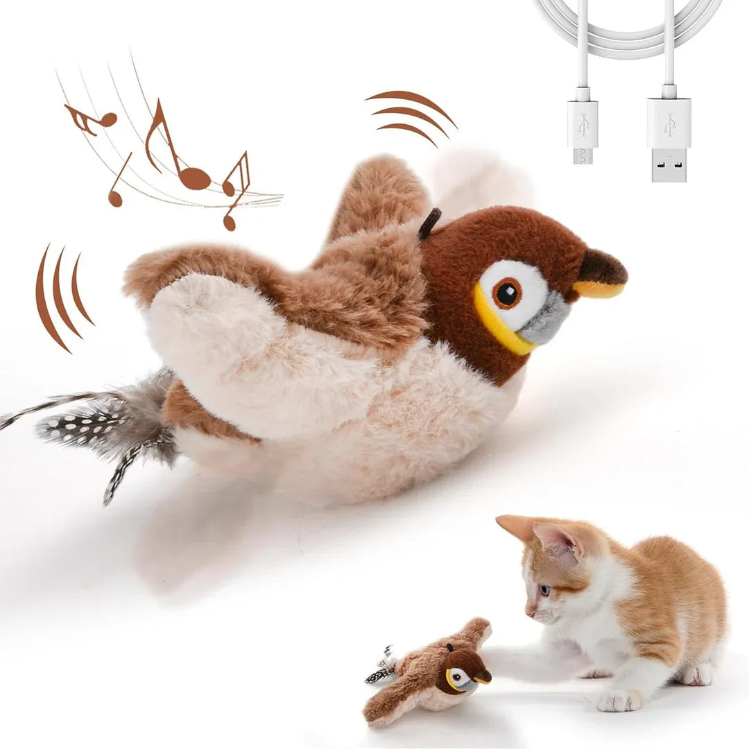 Cat Toy Bird — Also Encourages Overweight & Lazy Cats to Move Homezys