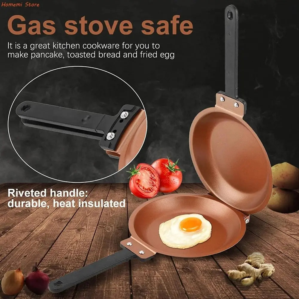 💕 DOUBLE SIDED NON-STICK FRYING PAN Zorenza