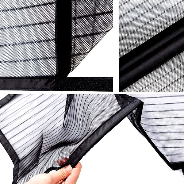 Insect screen with magnetic closure — effortless protection against mosquitoes Homezys